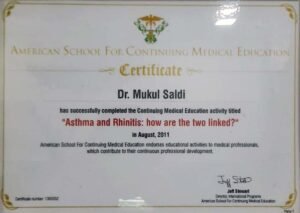 Dr-Mukul-Saldi-CertificateAmarican-School